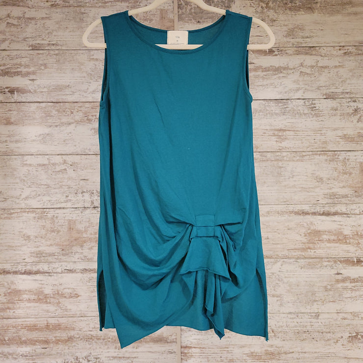 GREEN SLEEVELESS TOP