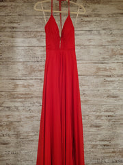 RED LONG EVENING GOWN (NEW)