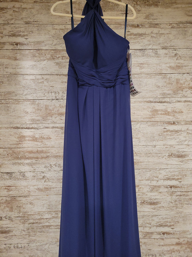 NAVY LONG EVENING GOWN (NEW)