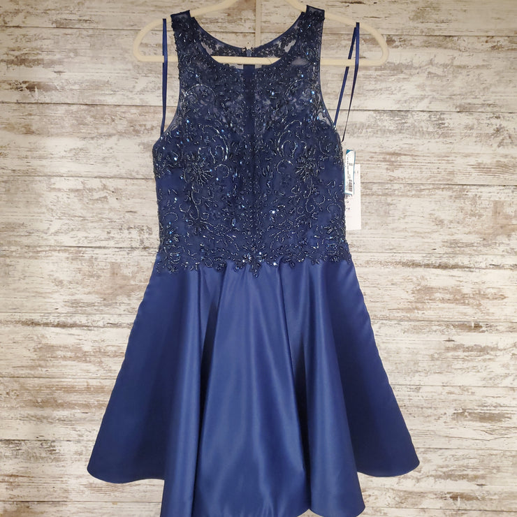 NAVY SHORT DRESS (NEW) $250