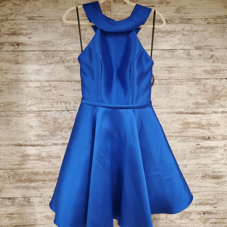 ROYAL BLUE SHORT DRESS