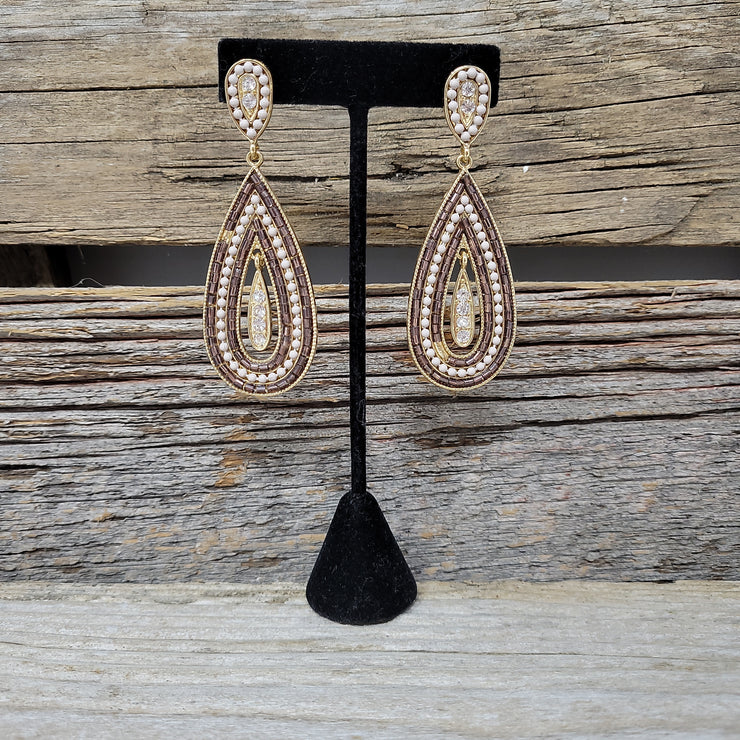 BRONZE /GOLD EARRINGS