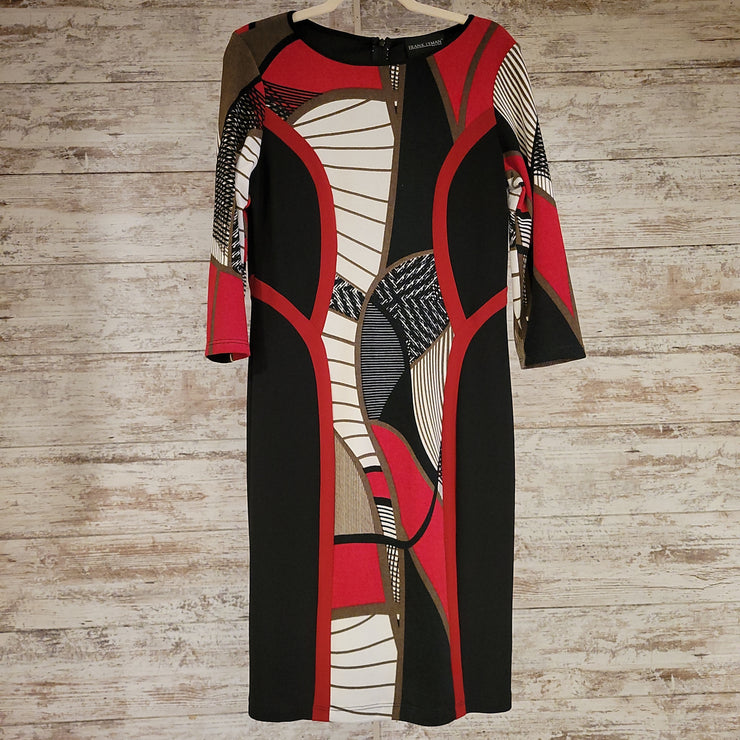 BLACK/RED SHORT DRESS $208