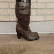 BROWN LEATHER BOOTS