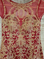 RED/GOLD MERMAID GOWN