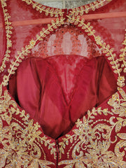 RED/GOLD MERMAID GOWN