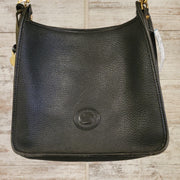 BLACK LEATHER VINTAGE PURSE