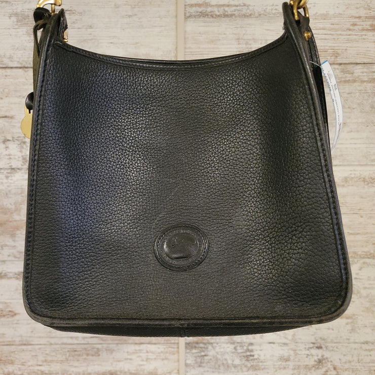 BLACK LEATHER VINTAGE PURSE