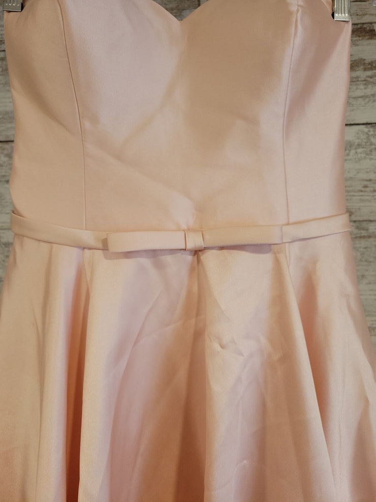 PEACH A LINE GOWN