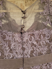 PURPLE LONG EVENING GOWN