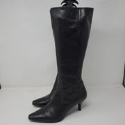 BLACK LEATHER BOOTS