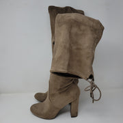 TAN TALL SUEDE BOOTS