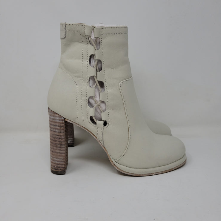 IVORY SHORT BOOTS (NEW) $178
