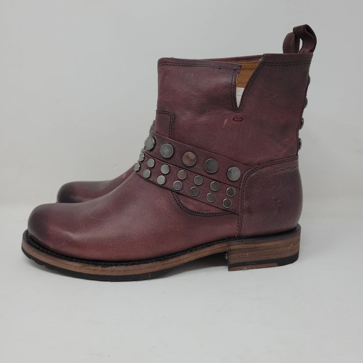 PLUM STUD BOOTIE (NEW) $278