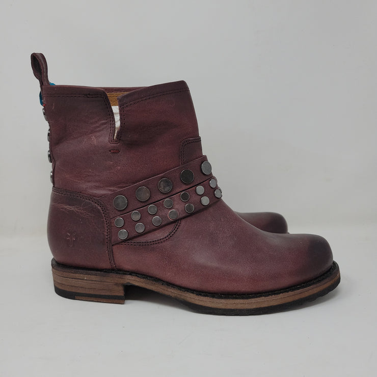 PLUM STUD BOOTIE (NEW) $278