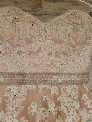 BLUSH/FLORAL A LINE/PRINCESS