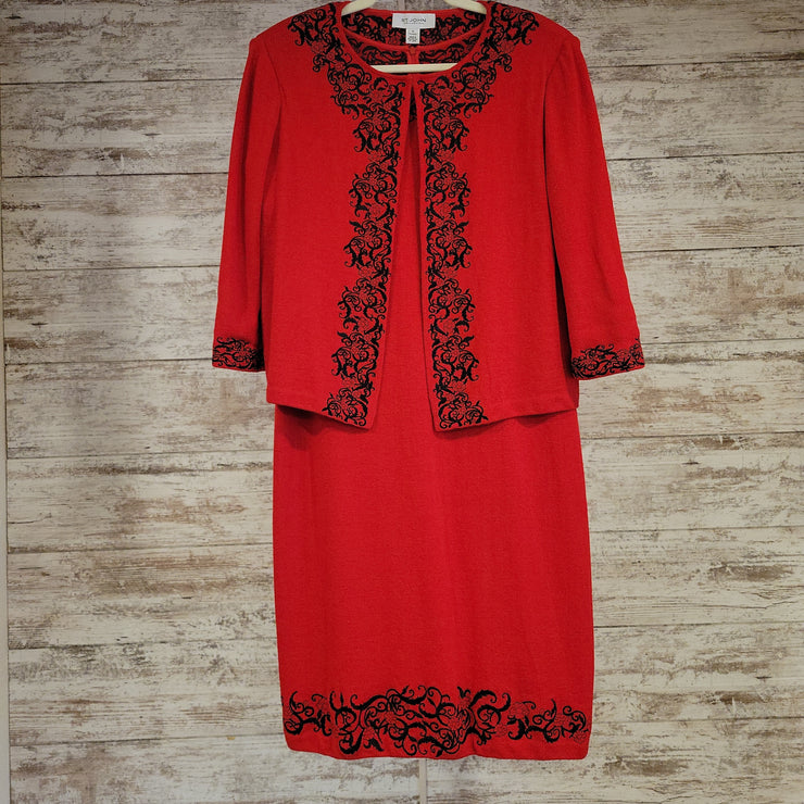 RED 2 PC. DRESS/JACKET $1200