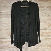 BLACK OPEN CARDIGAN