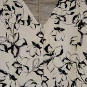 BLACK/WHITE SHORT DRESS