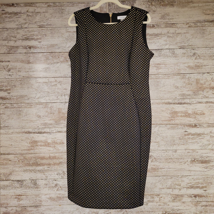 BLACK/GOLD SHORT DRESS $130