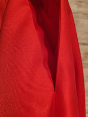 RED A LINE GOWN