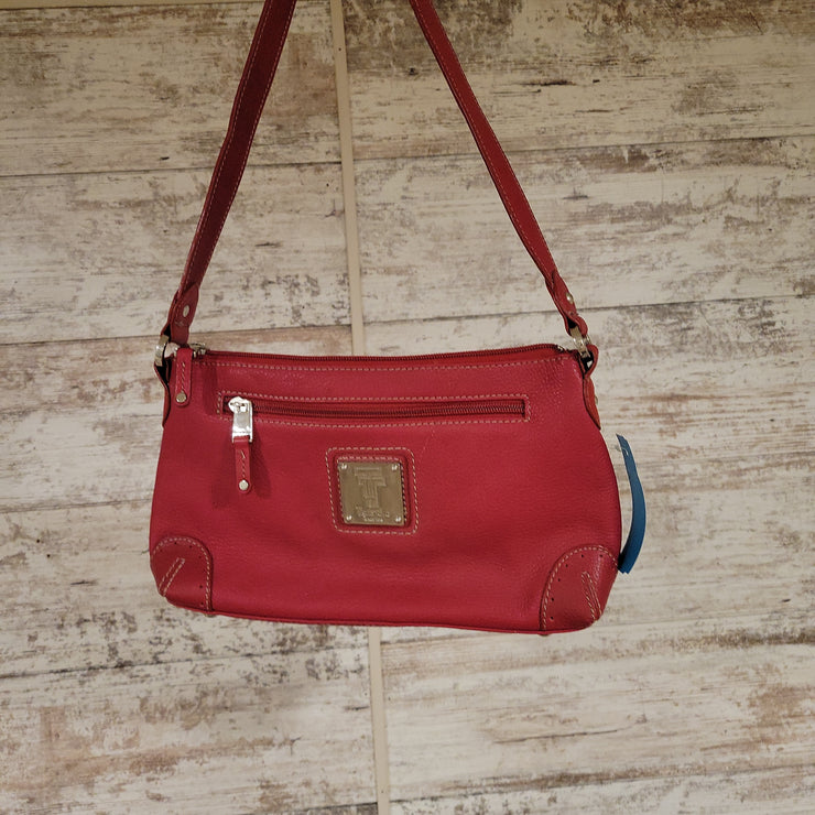 RED LEATHER SMALL PURSE