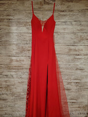 RED LONG EVENING GOWN (NEW)