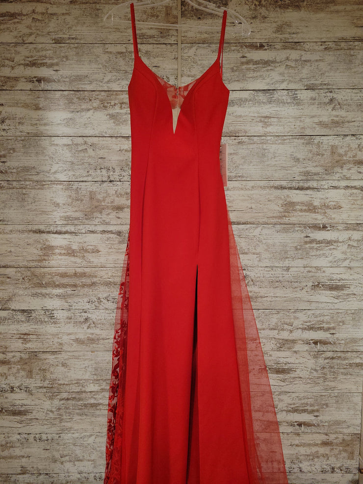 RED LONG EVENING GOWN (NEW)