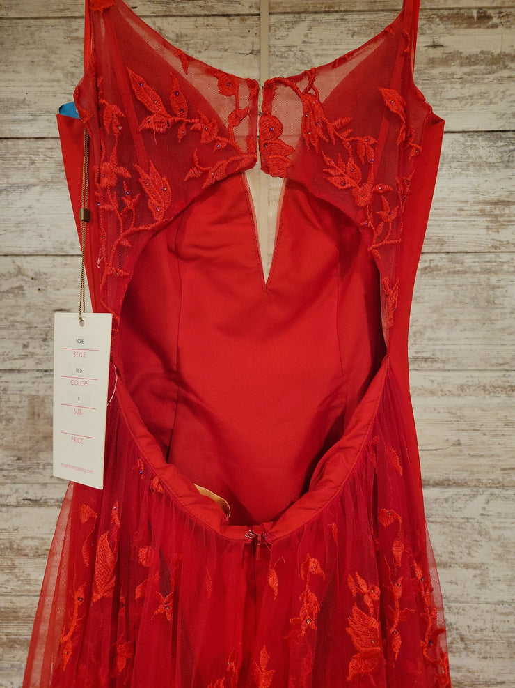 RED LONG EVENING GOWN (NEW)