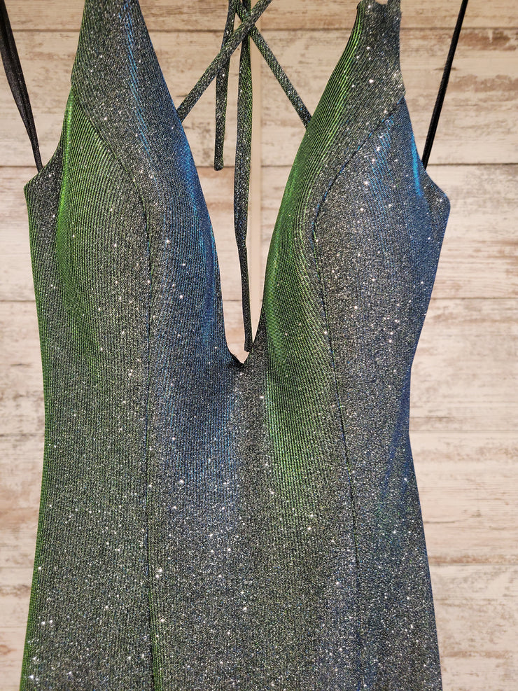 GREEN/BLUE SPARKLY MERMAID