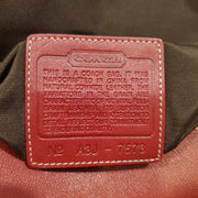 RED LEATHER PURSE A3J-7573