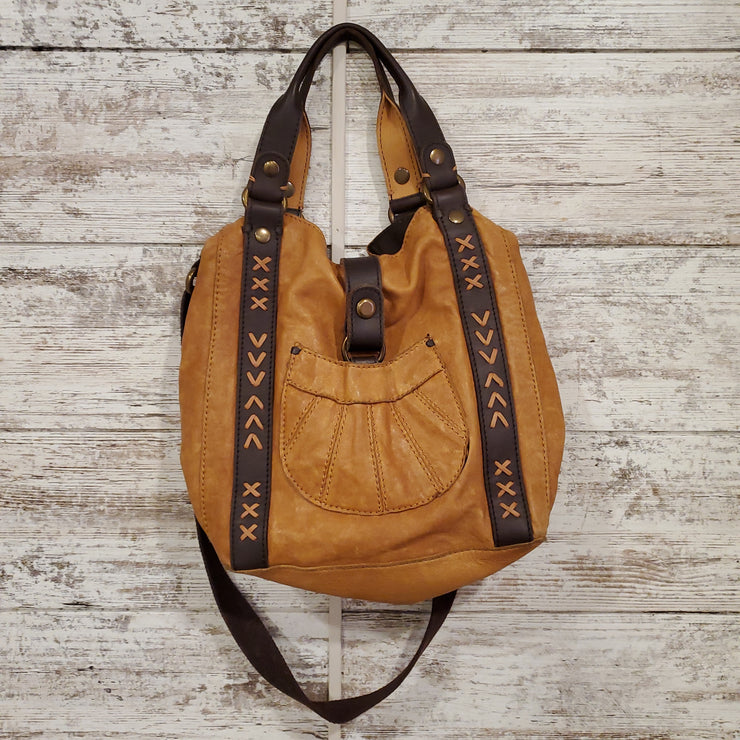 TAN/BROWN LEATHER PURSE