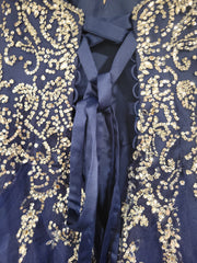 NAVY RHINESTONE TOP PRINCESS