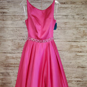 PINK A LINE GOWN