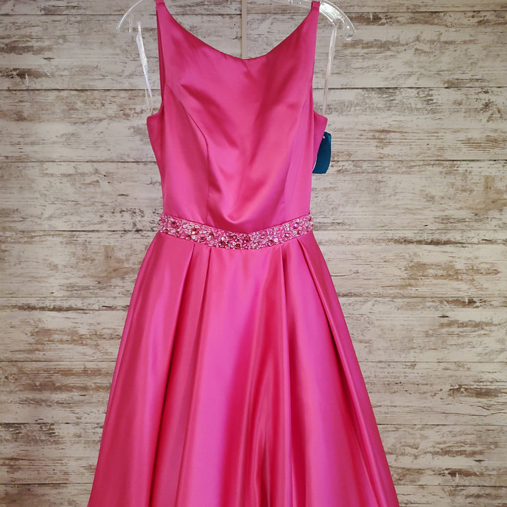 PINK A LINE GOWN
