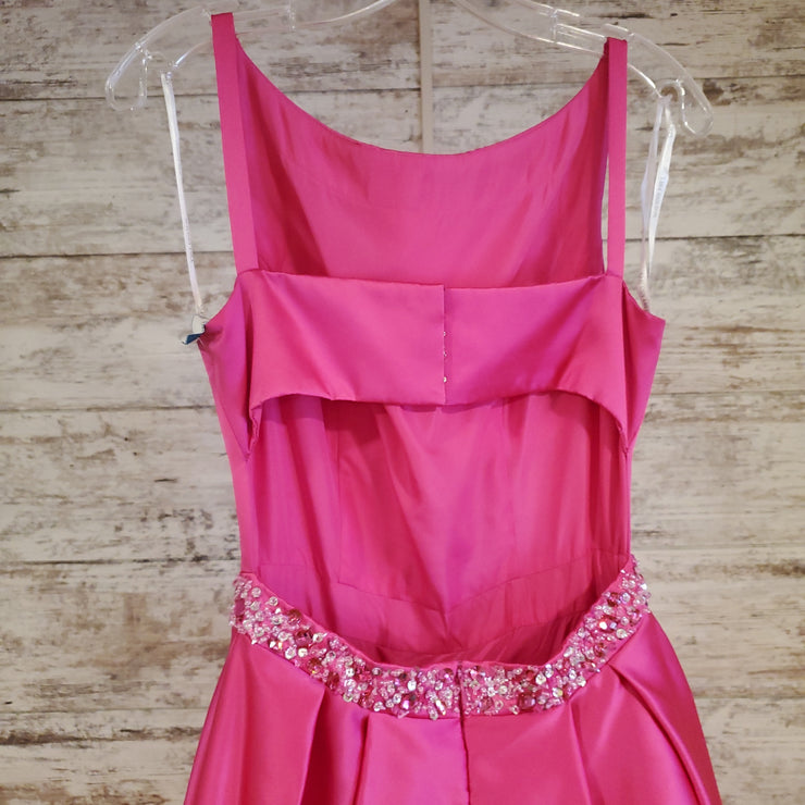 PINK A LINE GOWN