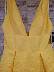 YELLOW A LINE GOWN (NEW)