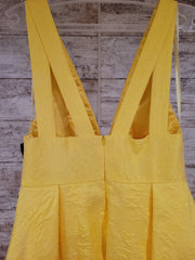 YELLOW A LINE GOWN (NEW)