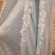 BLUE FULL SEQUIN LONG DRESS