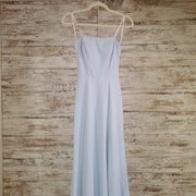 BLUE LONG EVENING GOWN