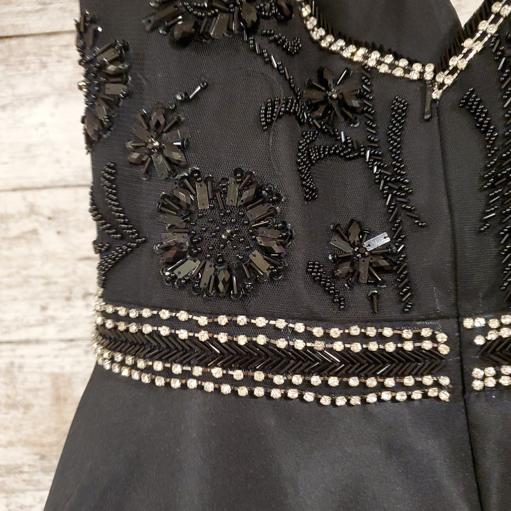 BLACK A LINE GOWN (NEW)