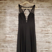 BLACK LONG EVENING GOWN