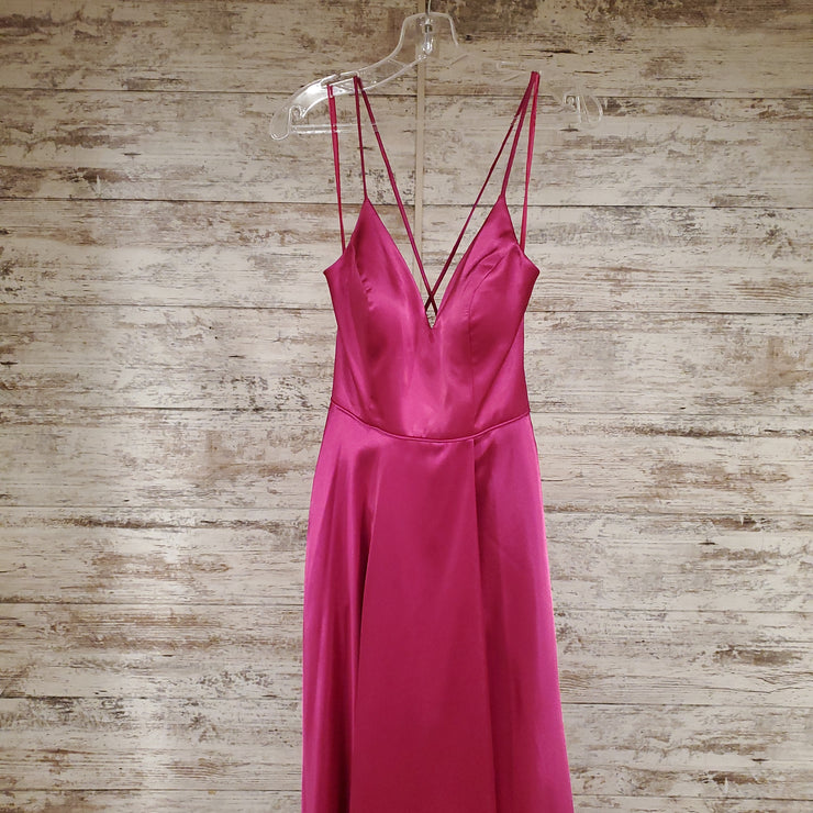 PINK  A LINE GOWN