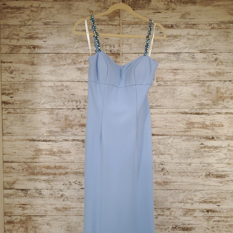BLUE LONG EVENING GOWN (NEW)