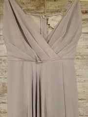 GRAY LONG EVENING GOWN