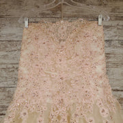 IVORY/PINK PRINCESS GOWN