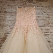 IVORY/PINK PRINCESS GOWN