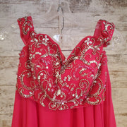 PINK 2 PC. LONG DRESS SET