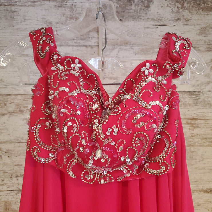 PINK 2 PC. LONG DRESS SET