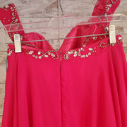 PINK 2 PC. LONG DRESS SET